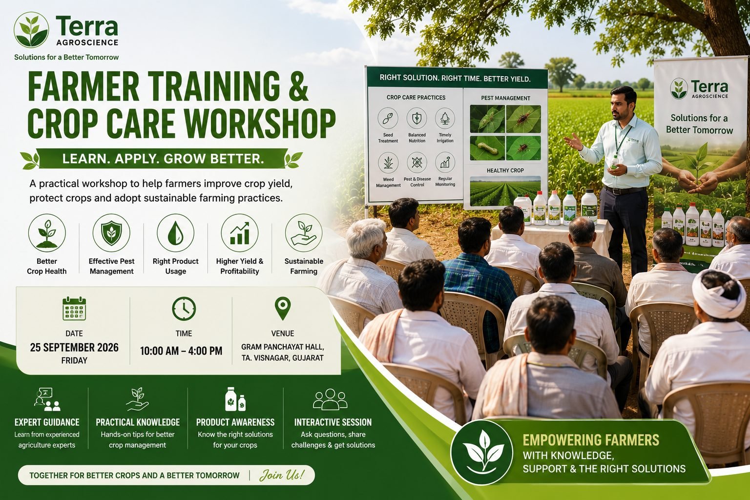 Farmer Training & Crop Care Workshop